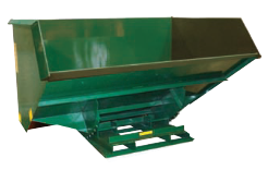 Heavy duty large self dumping hopper for mining operations