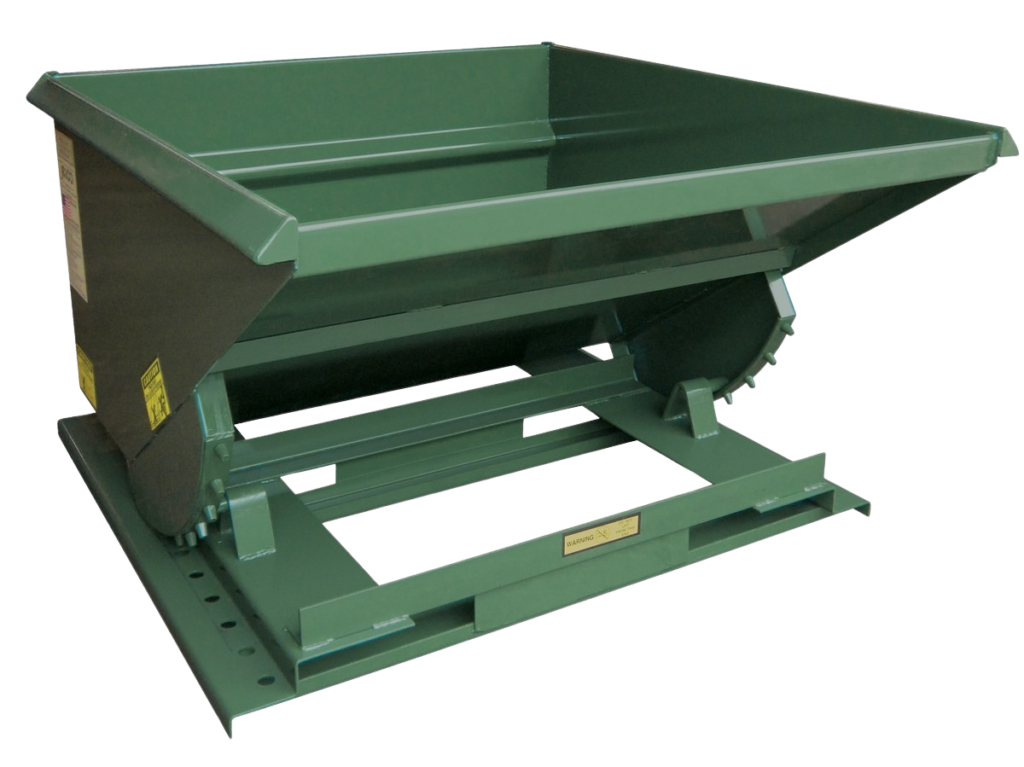 super heavy duty formed base self dumping hopper jesco